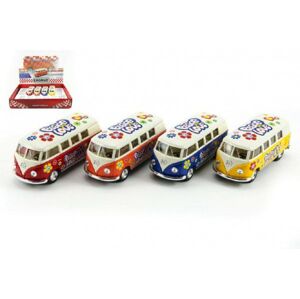 Autóbusz Kinsmart Volkswagen Classical 13 cm visszahúzható