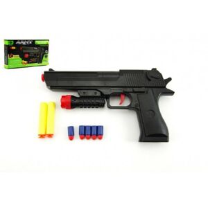 Pisztoly habpatronokhoz 2 db + kupak 5 db műanyag 30 cm