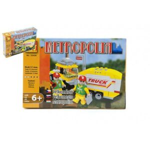 Teddies Építőkészlet Dromader Auto + kocsi  25404 137 db