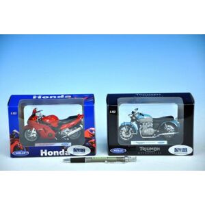 Motorkerékpár Welly fém 11cm 1:18 dobozban