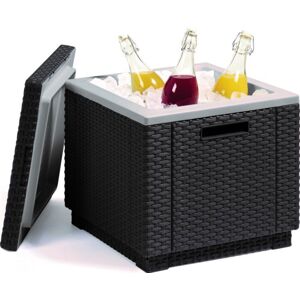 Allibert Kerti rattan hűtőgép ICE CUBE Grafit