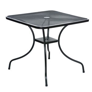 ROJAPLAST Kerti asztal fémből ZWMT-80 x 80 cm