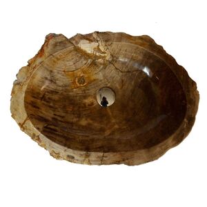 Mosdókagyló megkövesedett fa SINK FOSSIL XL