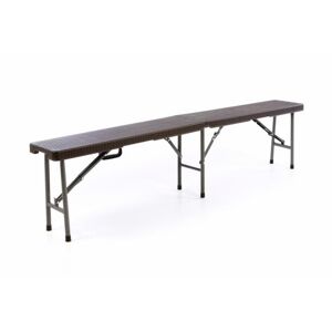 GARTHEN Kempingpad  rattan design 180 cm barna