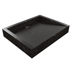 Mosdókagyló márvány BERGAMO Black