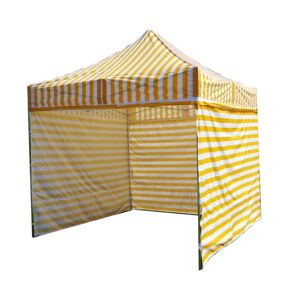 Tradgard Kerti pavilon PROFI STEEL 3 x 3 sárga csíkos