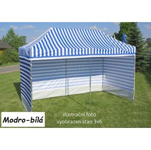 Tradgard Kerti pavilon PROFI STEEL 3 x 6 m kék csíkos