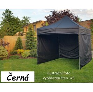 Tradgard Kerti pavilon PROFI STEEL 3 x 6 m fekete