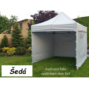 Tradgard Kerti pavilon PROFI STEEL 3 x 6 m szürke