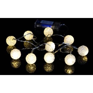 NEXOS Fénygömb 10 LED Meleg fehér