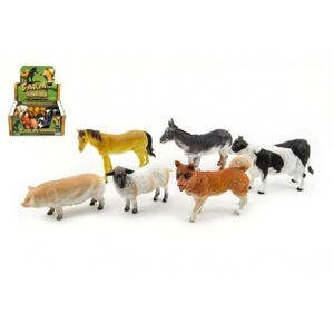 Teddies Játék házi állatok műanyag 11 cm
