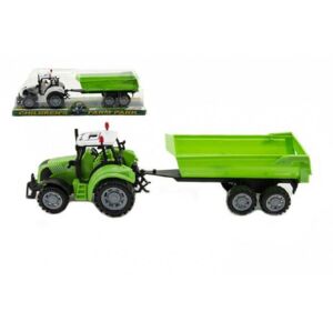 Traktor vonórúddal és billenővel 35 cm lendkerék műanyag