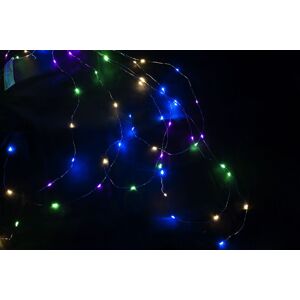 NEXOS Karácsonyi világítás 64 LED drót színes