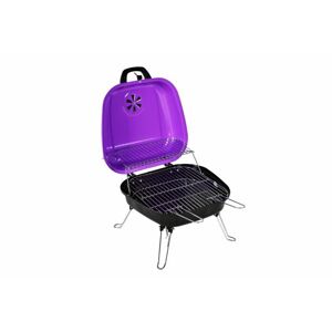 GARTHEN Faszenes hordozható grillsütő lila