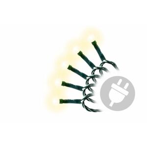NEXOS Fényfüzér 4 m 40 LED meleg fehér zöld kábel