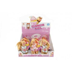 Mini műanyag baba 12 cm
