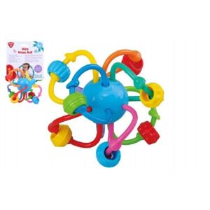 Játékcsörgő műanyag 12 cm 6 hónapos kortól
