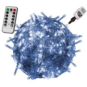 VOLTRONIC® Fényfüzér 400 LED Hideg fehér + vezérlő