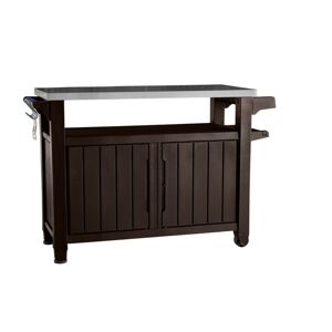 Keter Kerti grillasztal UNITY XL 90 x 134 x 52 cm barna
