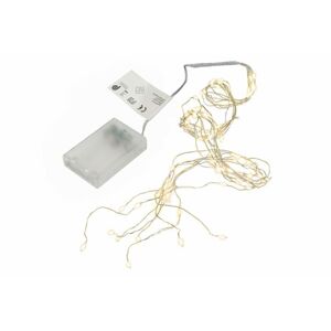Akkuhoz való 2 db  fényhuzal szett 8 db Led meleg fehér