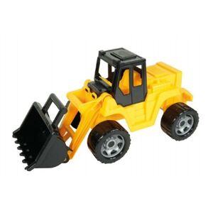 Markolóautó  Giga Trucks 62 cm sárga/fekete doboz 70x35x29cm