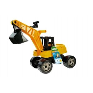 Markolóautó sárgás-fekete  Giga Trucks műanyag 70 cm