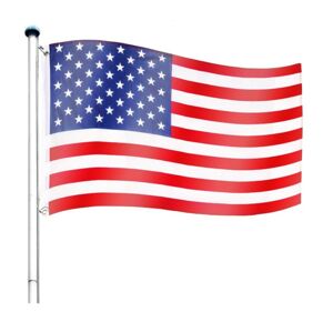 FLAGMASTER® Zászló rúddal Amerikai USA 650 cm