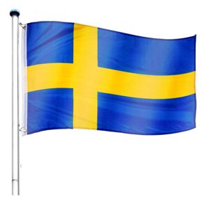 FLAGMASTER® Zászló rúddal Svéd SWE 650 cm