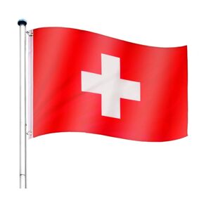 FLAGMASTER® Zászló rúddal Svájc SUI 650 cm