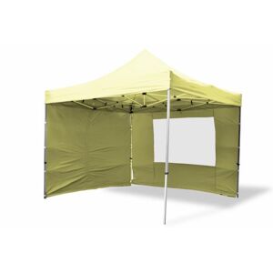 GARTHEN Kerti pavilon PROFI 3 x 3 m champagne + 4 oldalfal