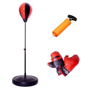 Bokszzsák CorbySport bokszkesztyűvel 75 x 35 cm