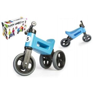 Futóbicikli FUNNY WHEELS 2az1 állítható ülés 28/31cm kék