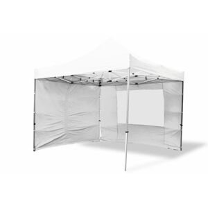 GARTHEN Kerti pavilon PROFI 3 x 3 m + 4 oldalfal fehér