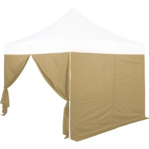 Pavilon oldalfal INSTENT® PRO 3 x 3 m Champagne