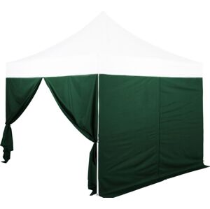 Pavilon oldalfal INSTENT® PRO 3 x 3 m Zöld