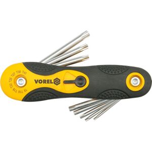 VOREL Kulcs szett Torx 8 db