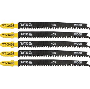 YATO Fűrészlap egyenes fűrészhez fafajtákhoz T 13-8TPI 5 db