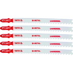 YATO Fűrészlap egyenes 130 mm UNI TPI10-5 5 db