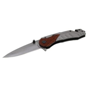 Cattara Összecsukható kés WOOD biztonsági zárral 21 cm