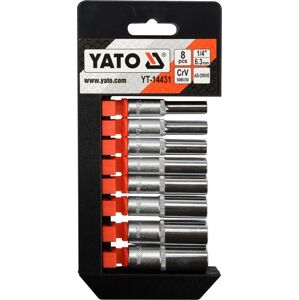 Hatszögletű foglalat készlet Yato 1/4