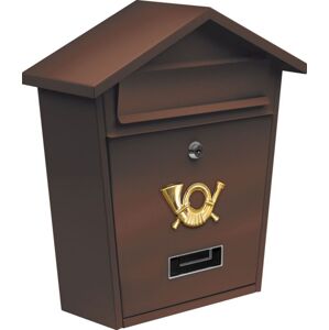 VOREL Postaláda elő tetővel barna