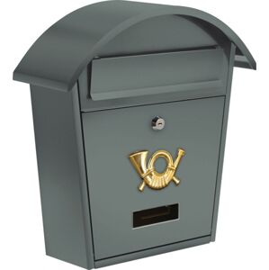 VOREL Postaláda lekerekített tetejű szürke