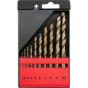 Fúrószár szett fémhez  1-10 mm 10 db