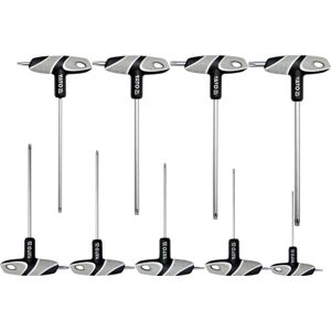 Cattara Csavarhúzó készlet furattal T TORX 9 db  T10 - T50