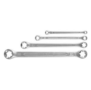 Gyűrűs villáskulcs szett 4 db 400 gr Torx