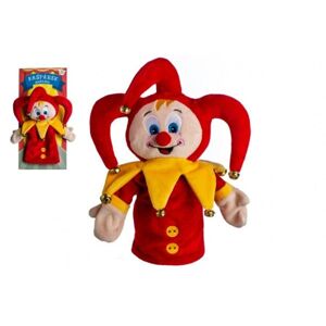 Plüss kézibáb csengettyűvel 27 cm