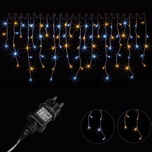 VOLTRONIC® Fényfüggöny 400 LED Fehér mix 10 m