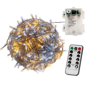 VOLTRONIC® Fényfüzér 100 LED Fehér mix + vezérlő