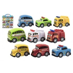 Mini műanyag autó 5 cm buborékfóliában