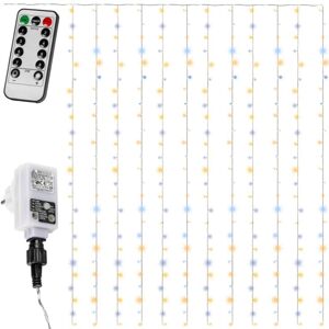 VOLTRONIC® Fényfüggöny 3 x 6 m 600 LED meleg/hideg fehér